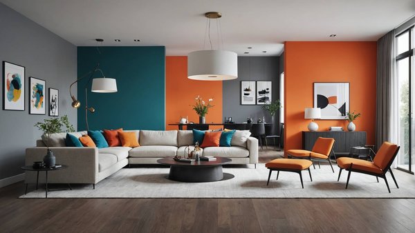 L'impact des couleurs dans le design d'intérieur moderne